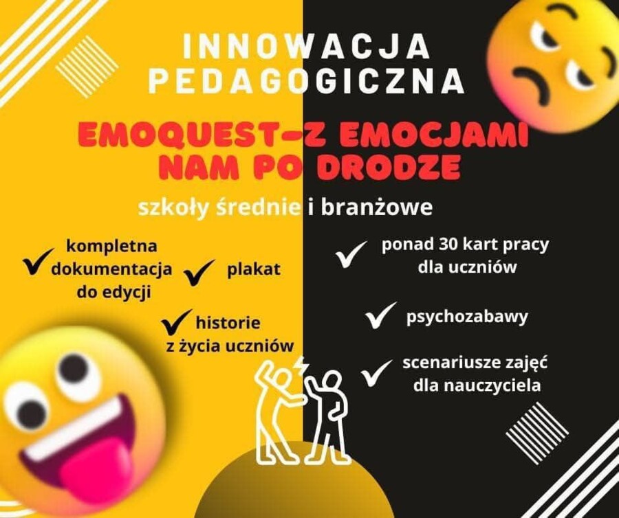 EmoQuest - z emocjami nam po drodze - innowacja pedagogiczna dla szkół ponadpodstawowych.