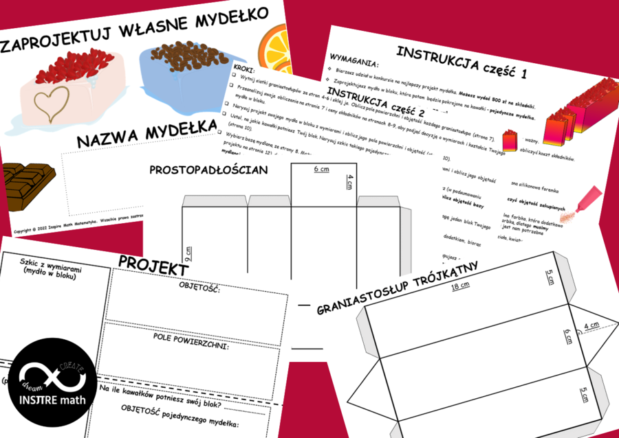 Pole powierzchni i objętość graniastosłupa. Projekt matematyczny: zaprojektuj mydełko. Nauczanie Oparte na Projektach (PBL) dla kl.5-8