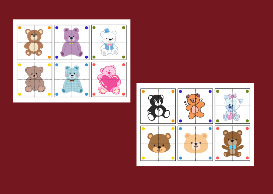 DZIEŃ PLUSZOWEGO MISIA – biblioteka – świetlica – przedszkole - UKŁADANKA - układanki - puzzle - 30 szt.