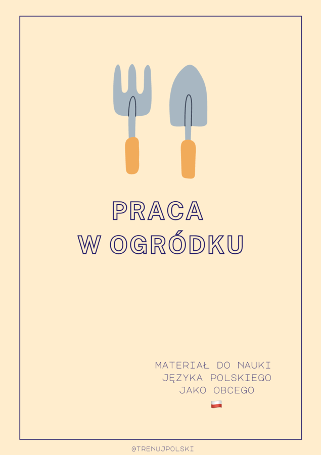 Praca w ogródku 🧑‍🌾 - gotowa lekcja od poziomu B2 🗣️🖊️