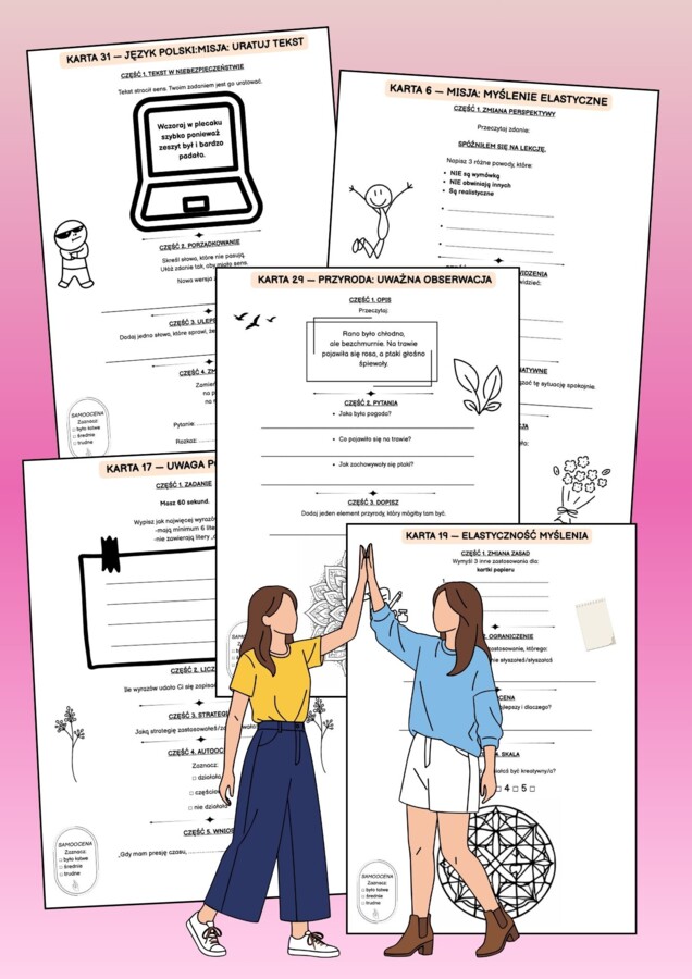 50 rozbudowanych zadań rewalidacyjnych dla klas 4-8