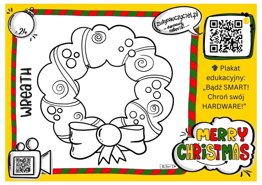 🎁 Kalendarz Adwentowy - Zlotynauczyciel.pl i Alicja Soszka - notatki wizualne