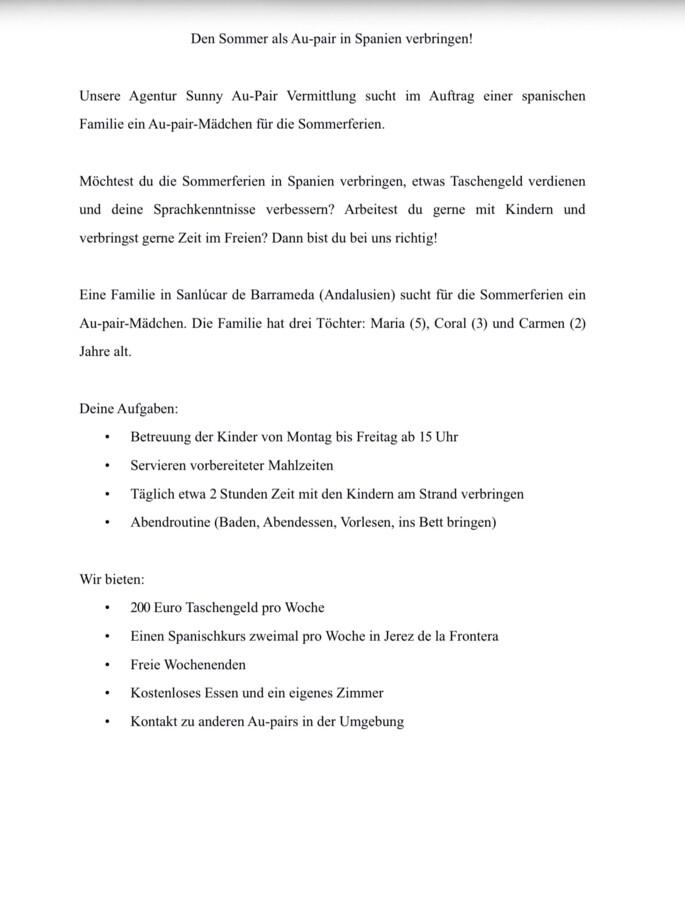 Matura podstawowa JĘZYK NIEMIECKI Czytanie ze zrozumieniem