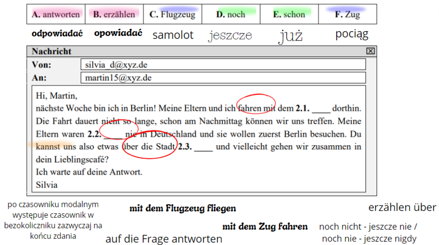 Egzamin 8-klasisty z j. niemieckiego - Zadanie 11 - poznaj proste triki