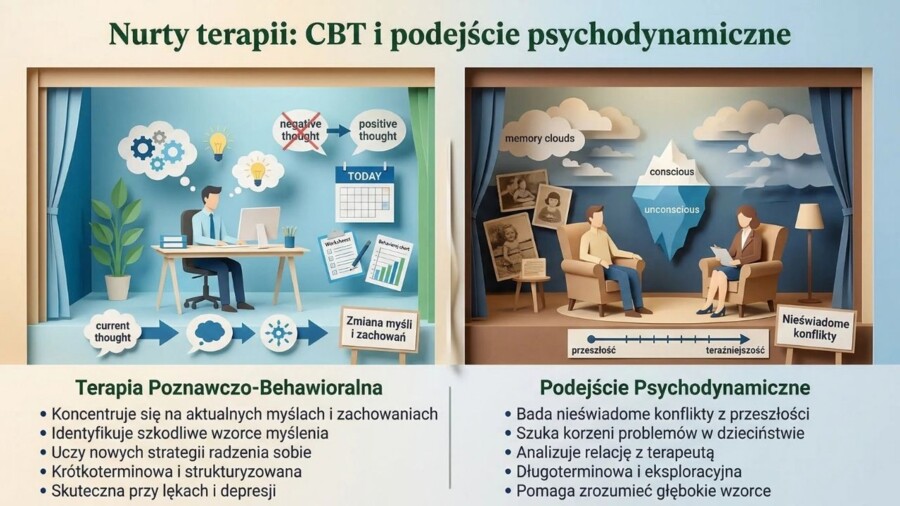 Zdrowie psychiczne. Psycholog, psychoterapeuta, psychiatra – czym się różnią? (gazetka szkolna / prezentacja)