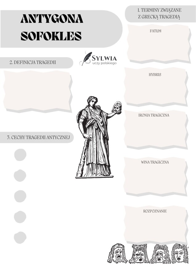 📒Notatnik maturalny „Antygona" Sofokles