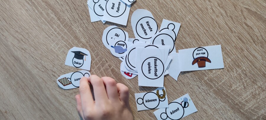 Schneemann Challenge Winter Arbeitsblatt język niemiecki