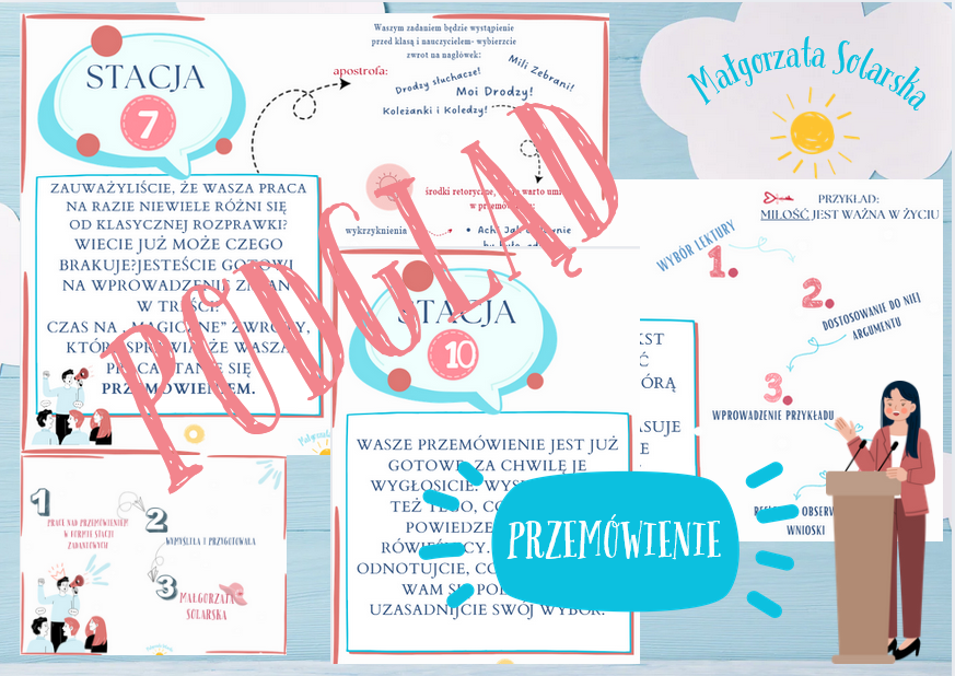 Przemówienie- stacje zadaniowe