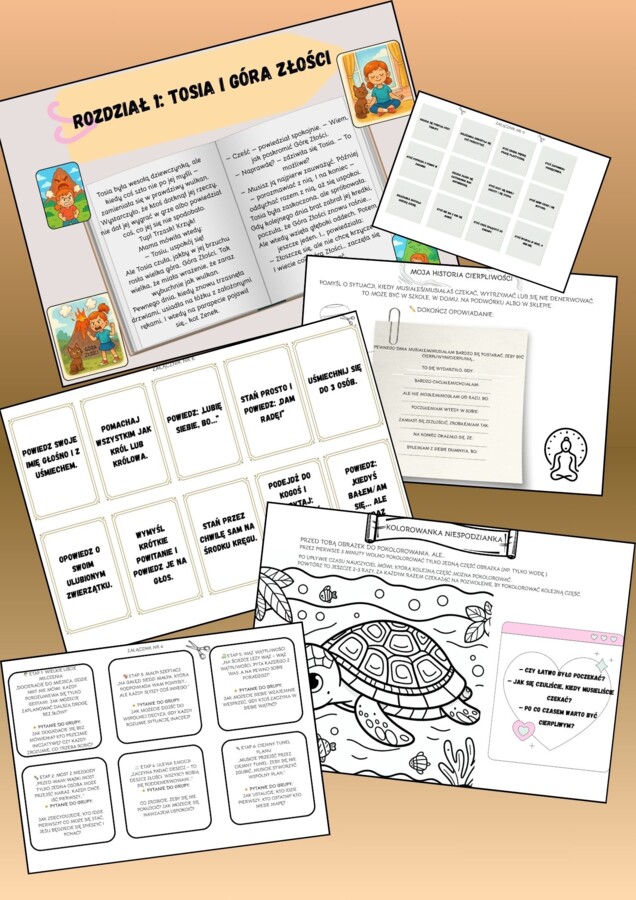 Bajki Terapeutyczne dla dzieci z zadaniami 1-3