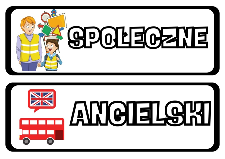 Wizualny plan lekcji dla klas 1-3