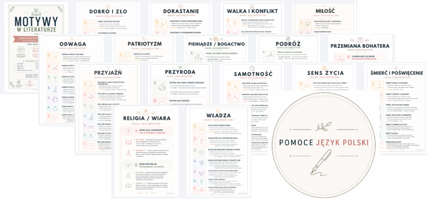 motywy na egzaminie 8-klasisty , argumentacja, rozprawka