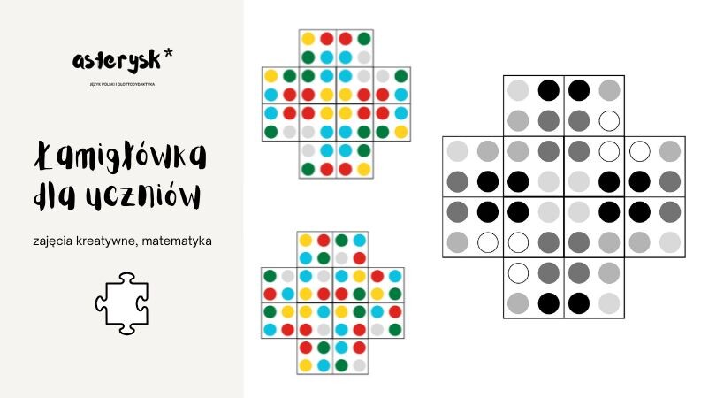 Łamigłówka dla uczniów - zajęcia kreatywne, matematyka