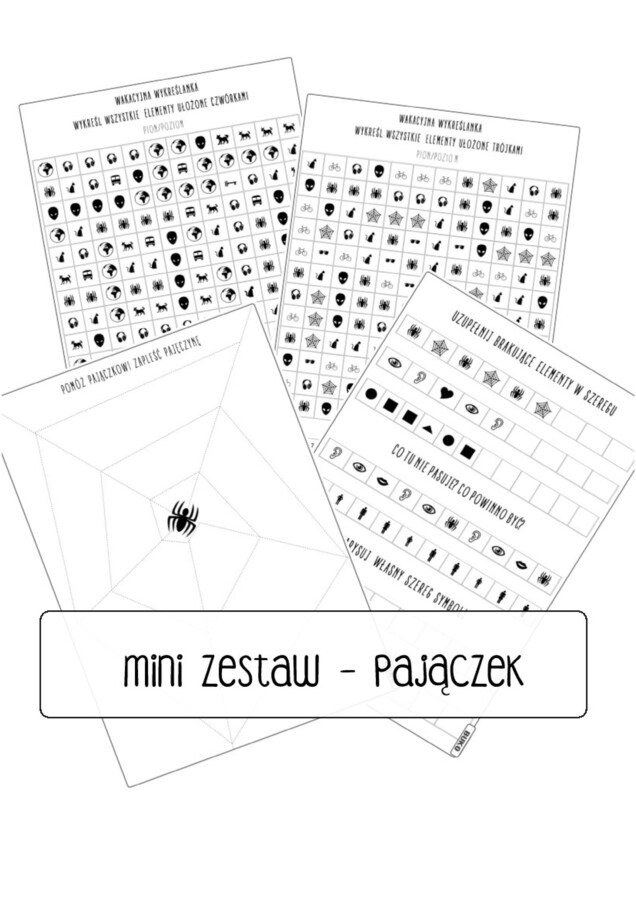 Mini zestaw - pomoc - Terapia dysleksji