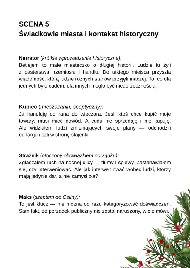 Pakiet na Jasełka w super cenie