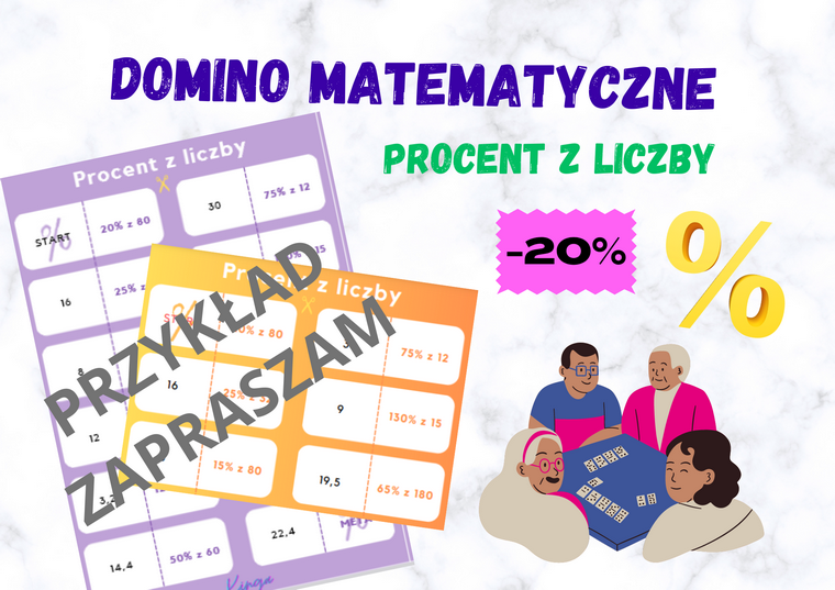 Domino - Procent z liczby.