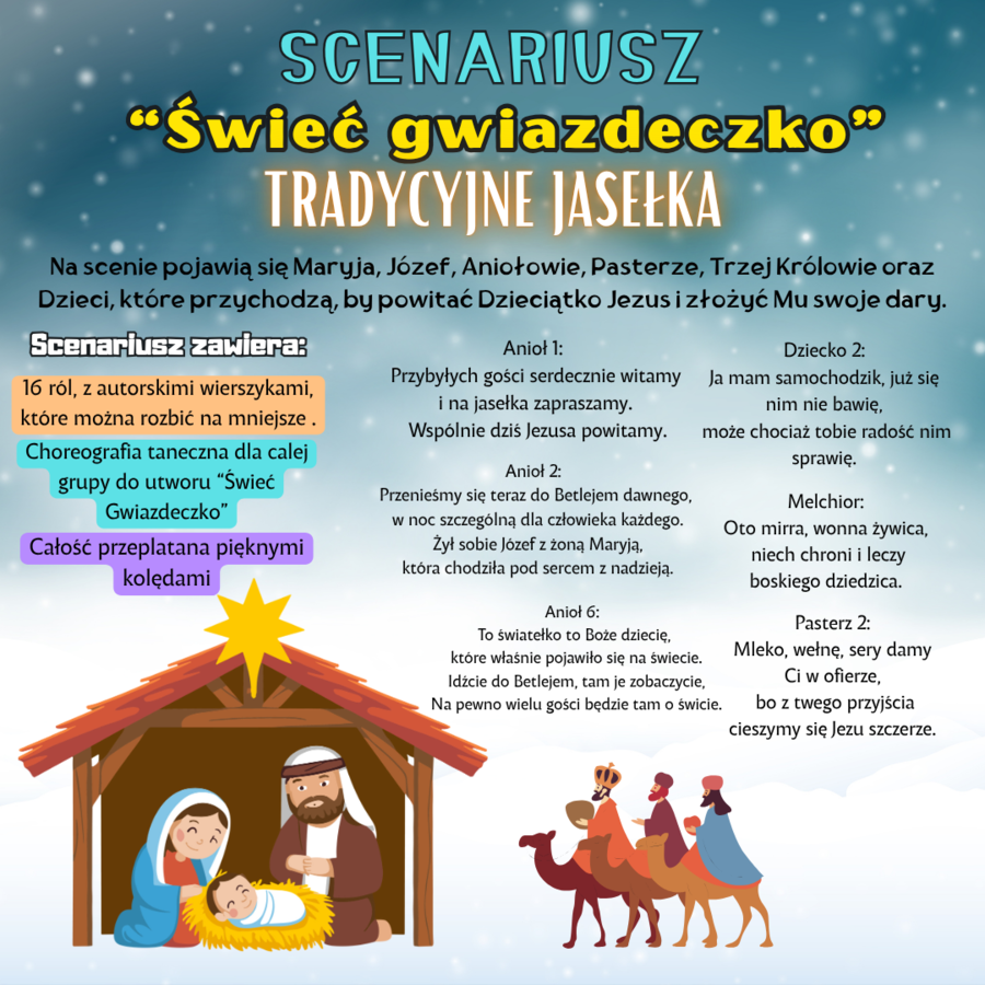 Scenariusz - TRADYCYJNE JASEŁKA