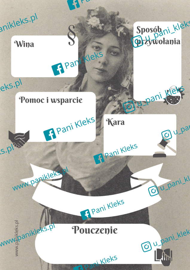 Dziady, cz II - ZESTAW: plakaty do uzupełnienia + tabela + dopasowywanka