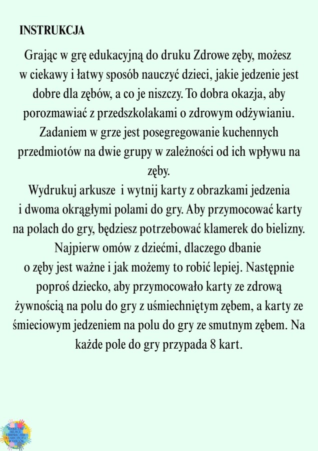 GRY EDUKACYJNE - ŚWIATOWY DZIEŃ ZDROWIA