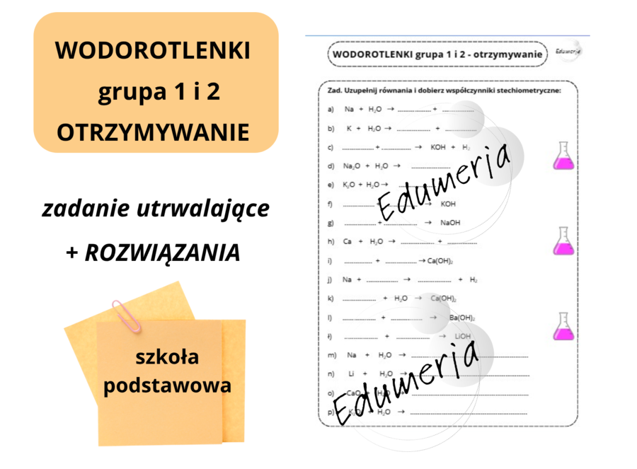 WODOROTLENKI grupa 1 i 2 otrzymywanie - zadanie utrwalające dwie metody