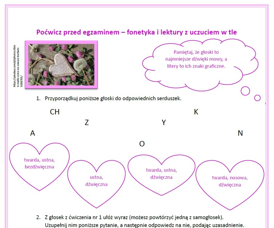 Powtórz przed egzaminem - fonetyka i lektury z uczuciem w tle