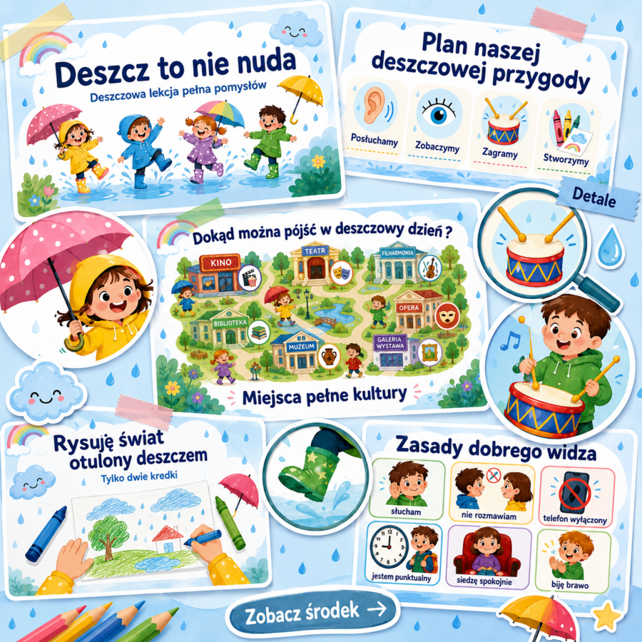 Deszcz to nie nuda. Prezentacja.