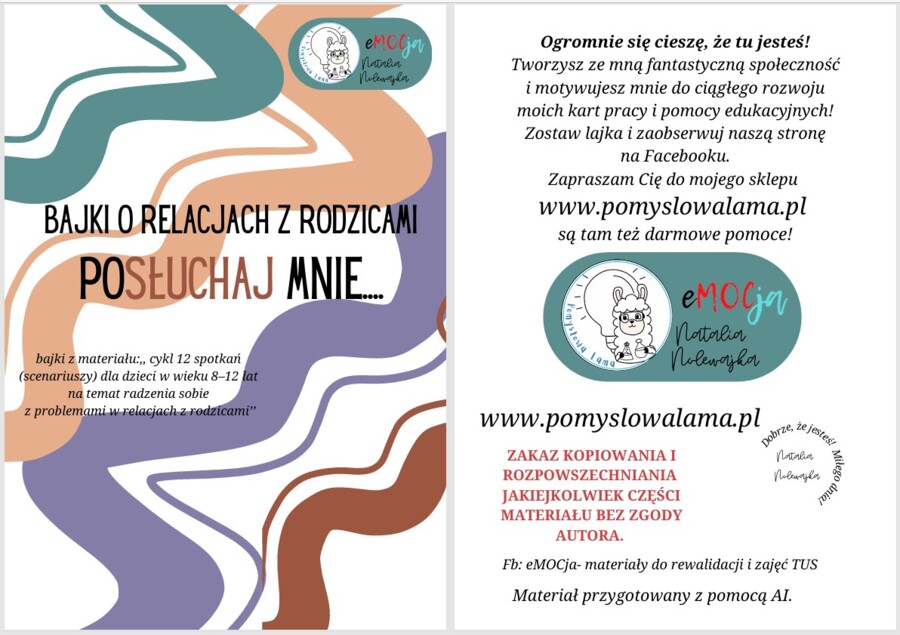 BAJKI SŁUCHAJki - BAJKI O RELACJACH Z RODZICAMI POSŁUCHAJ MNIE