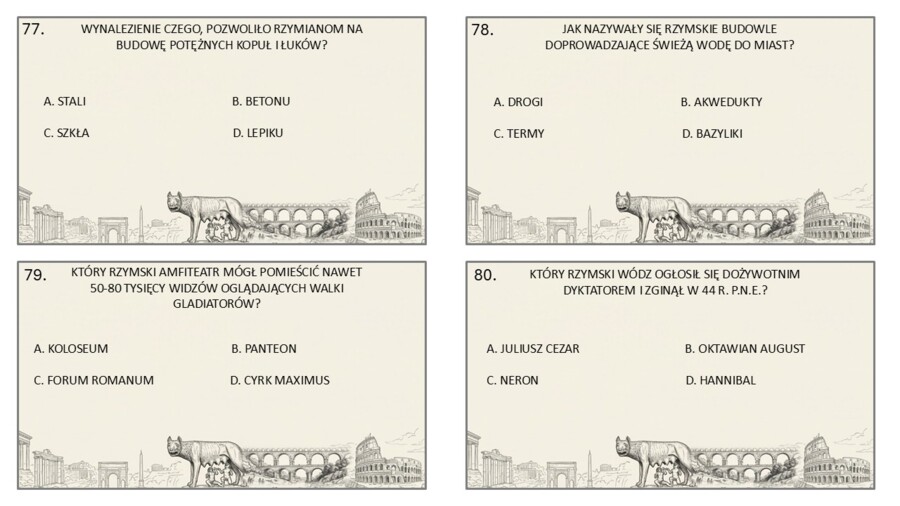 Gra edukacyjna typu Milionerzy