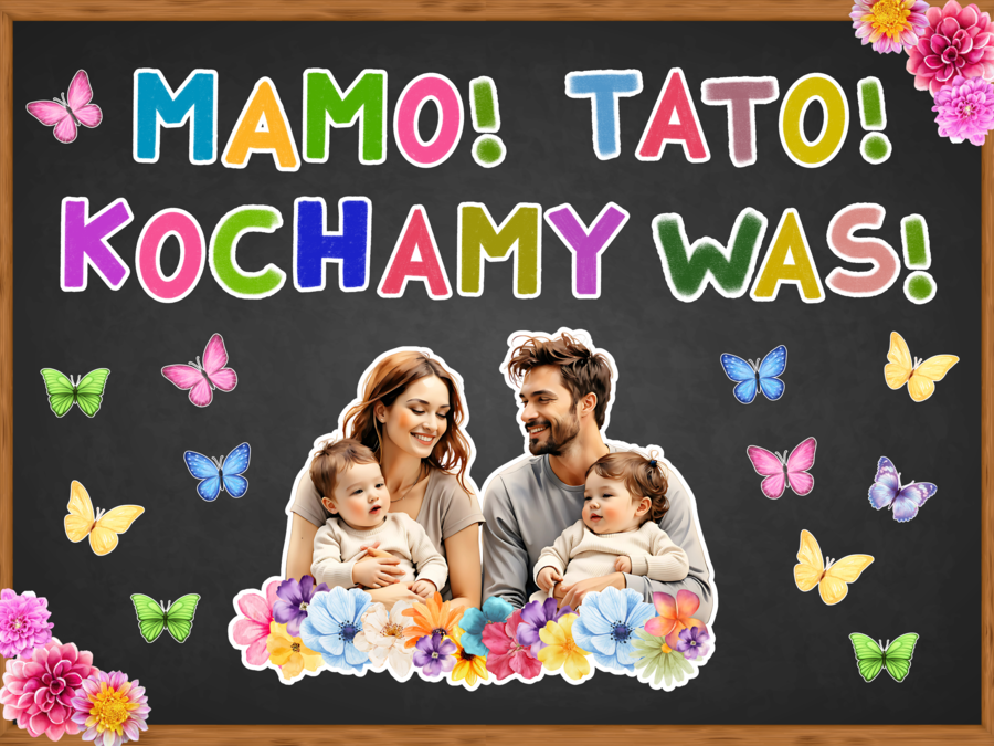 DZIEŃ MAMY i TATY - zestaw materiałów, GRAFIKA XL
