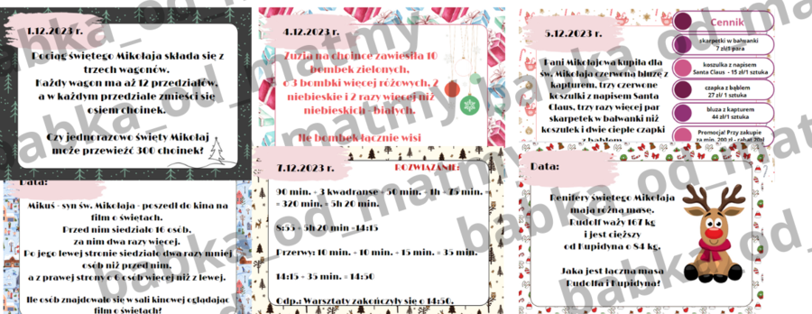 Kalendarz adwentowy dla kl. IV - V (2023 r.)