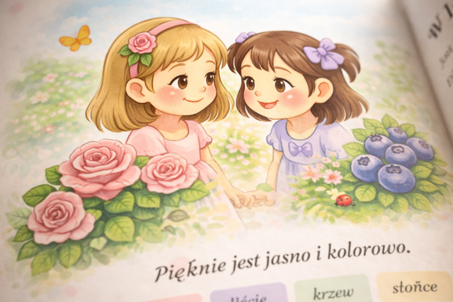 Róża i Jagoda – książeczka obrazkowa do rozmów