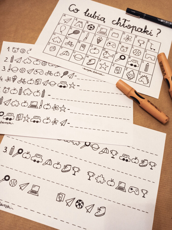 DZIEŃ CHŁOPAKA - zaszyfrowane hasła