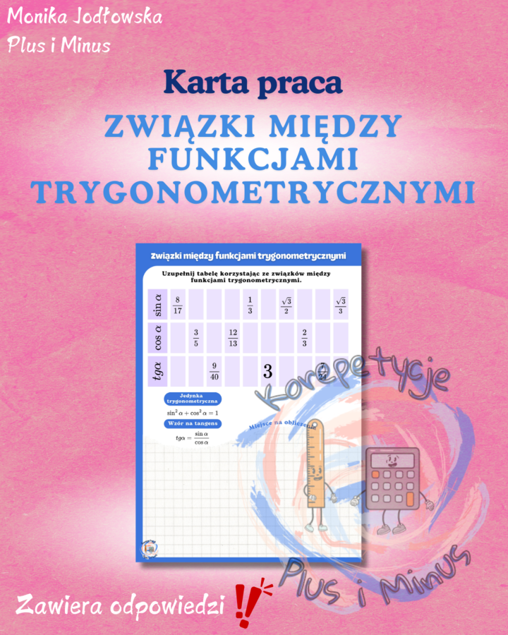 Związki między funkcjami trygonometrycznymi