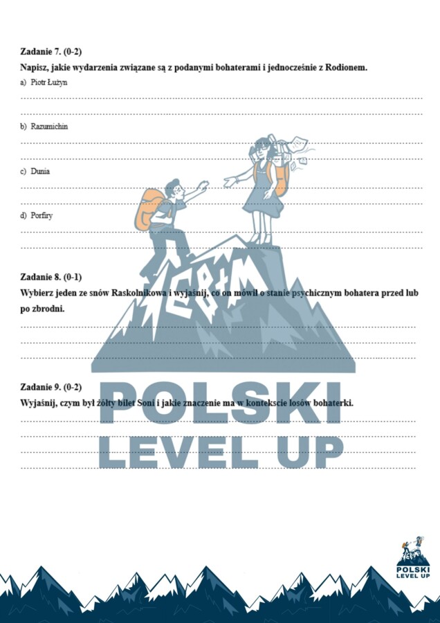 Kartkówka_Zbrodnia i kara_Polski Level Up
