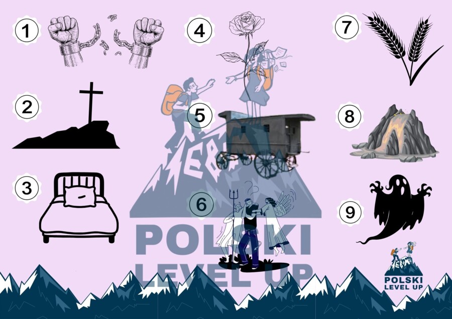 Dziady cz. III_ikonki i okładki_Polski Level Up