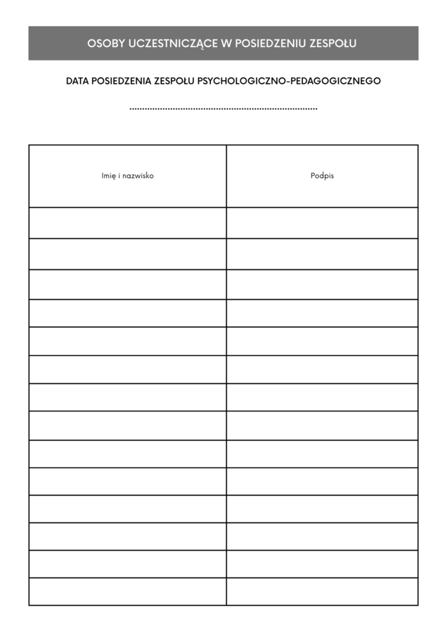 IPET – przykład dla ucznia z autyzmem w klasie 5