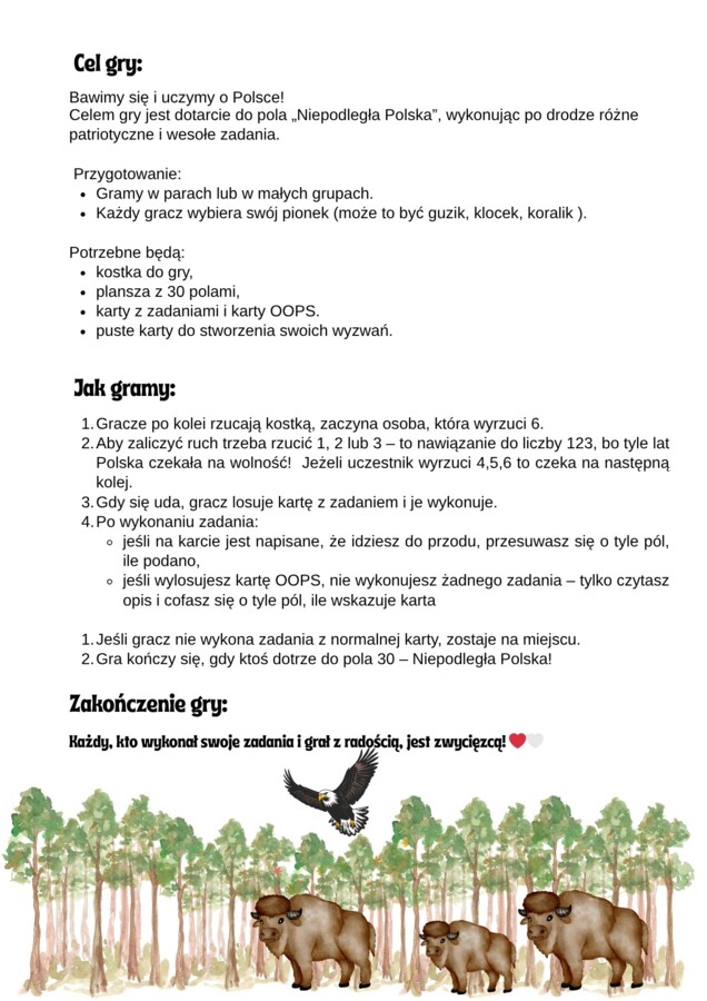 Gra planszowa - Droga do wolności - 1-4SP