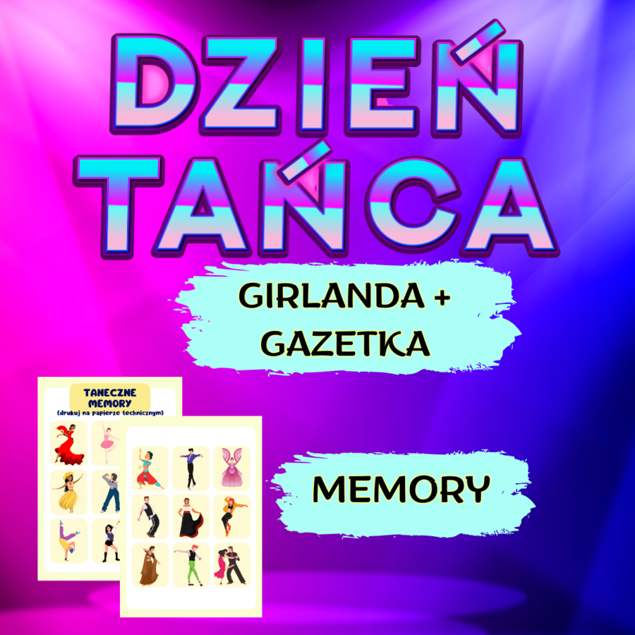 Dzień Tańca - scenariusz wraz z pomocami