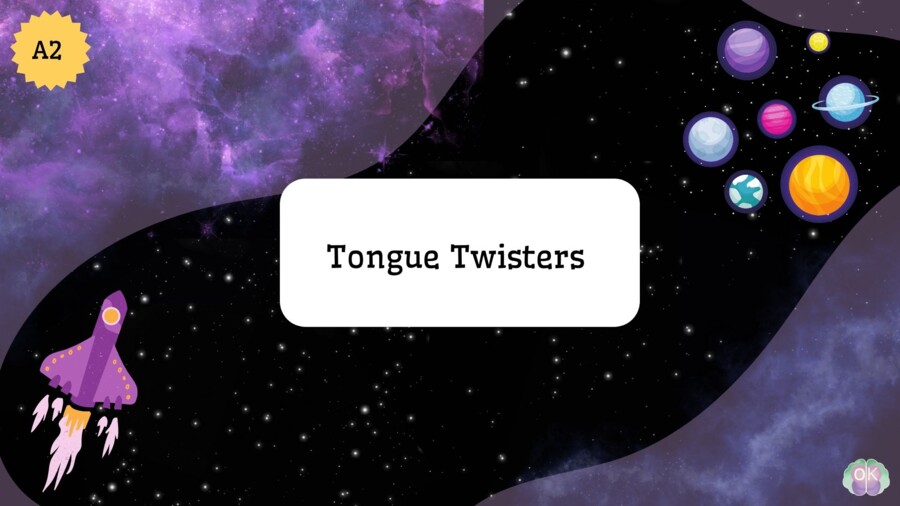 👅 Tongue Twisters – Let’s Twist Our Tongues! (Poziom A2, 14 stron)12 prostych, rytmicznych i zabawnych łamańców językowych,łamańce językowe, tongue twisters, angielski A2, zabawa językowa, wymowa po angielsku, fonetyka, dykcja, ćwiczenia mowy, ćwiczenia