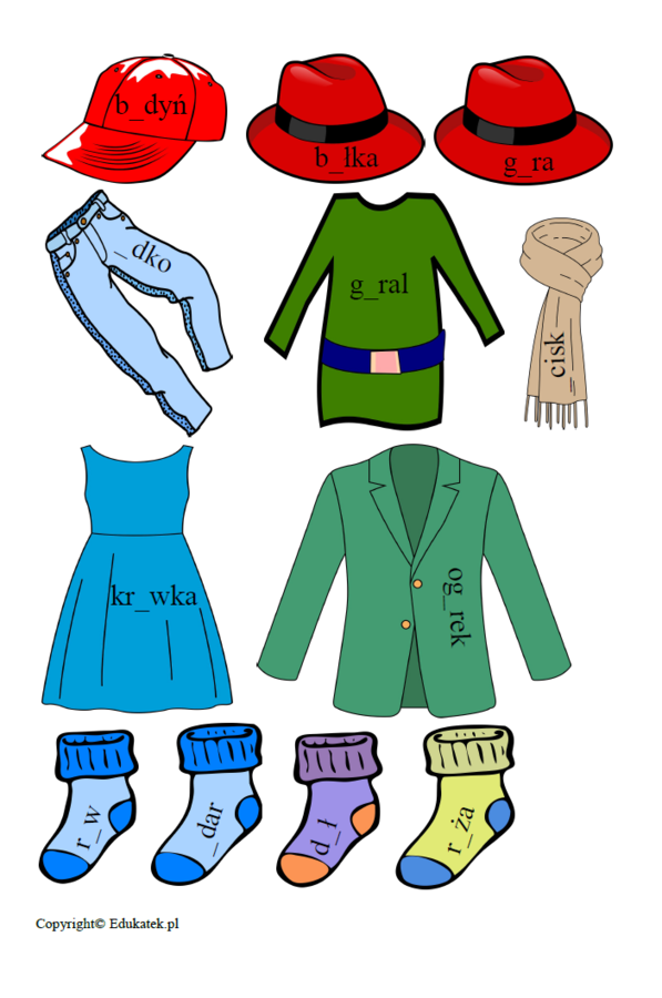 Ortograficzne porządki – gra ortograficzna