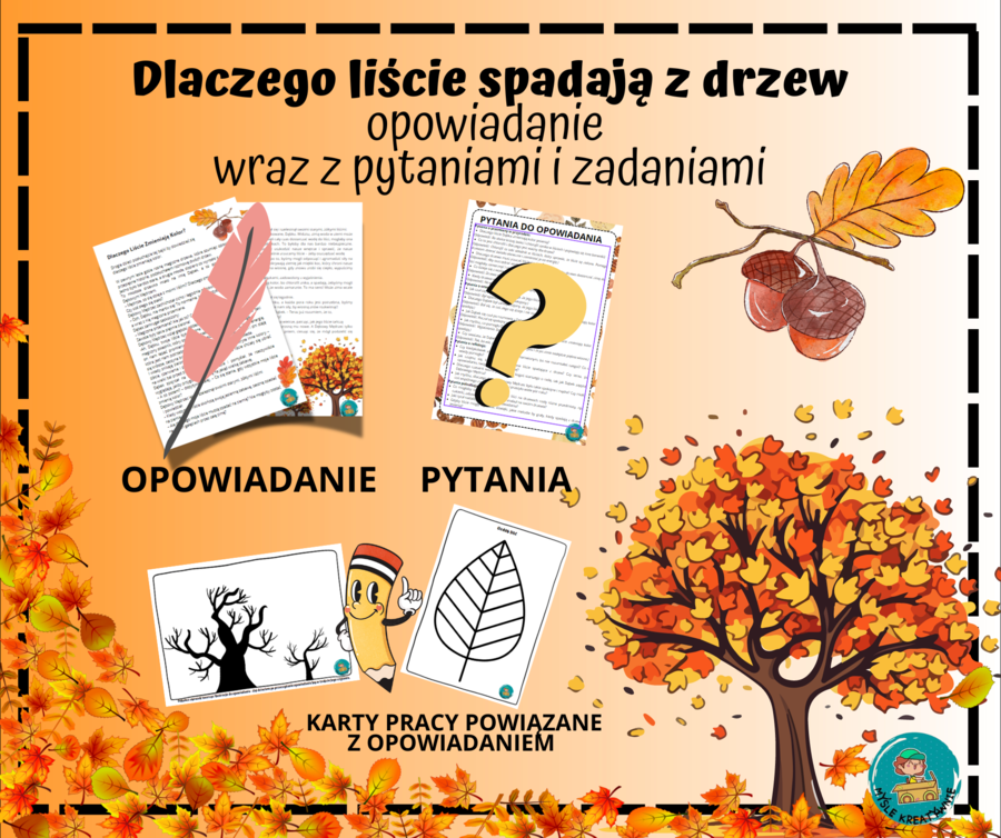 DZIEŃ DRZEWA - opowiadanie, pytania i karty pracy