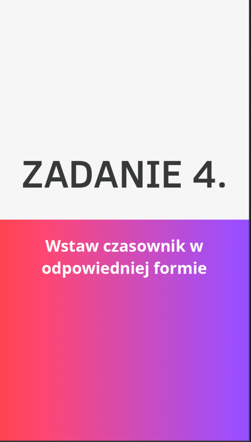 Ćwiczenia online Present Simple