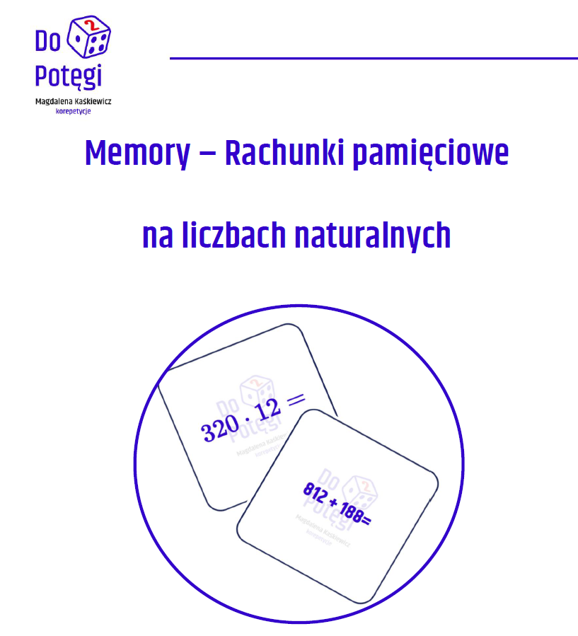 Memory – Rachunki pamięciowe na liczbach naturalnych