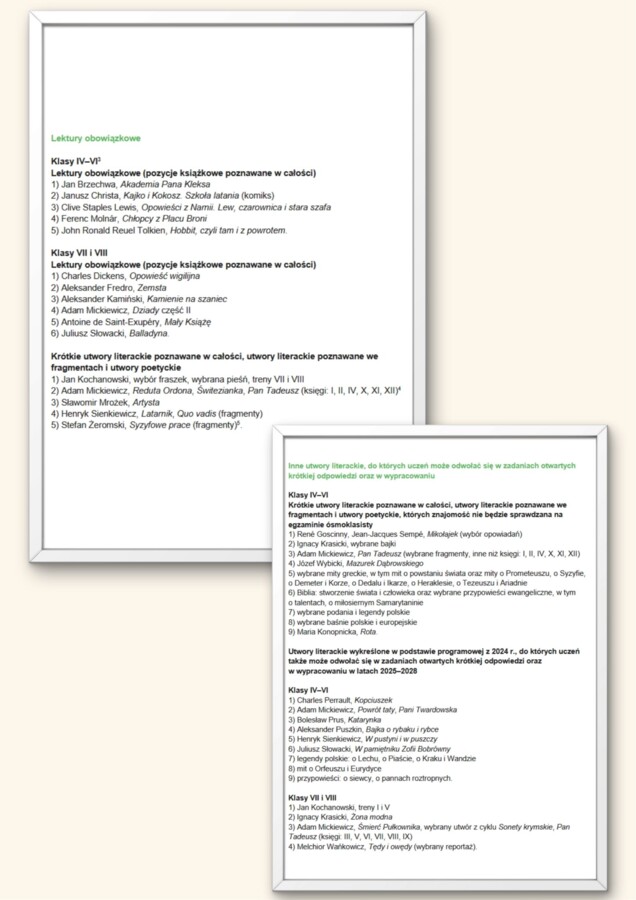 Kalendarz adwentowy dla ósmoklasistów