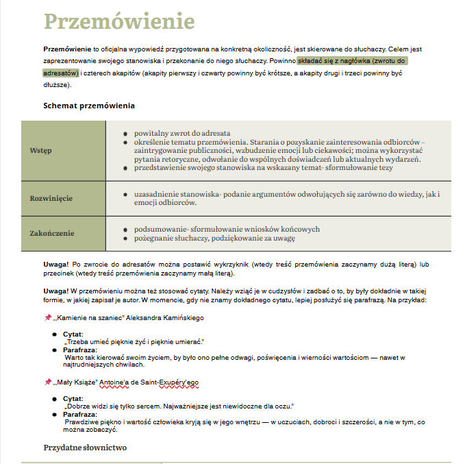 Przemówienie