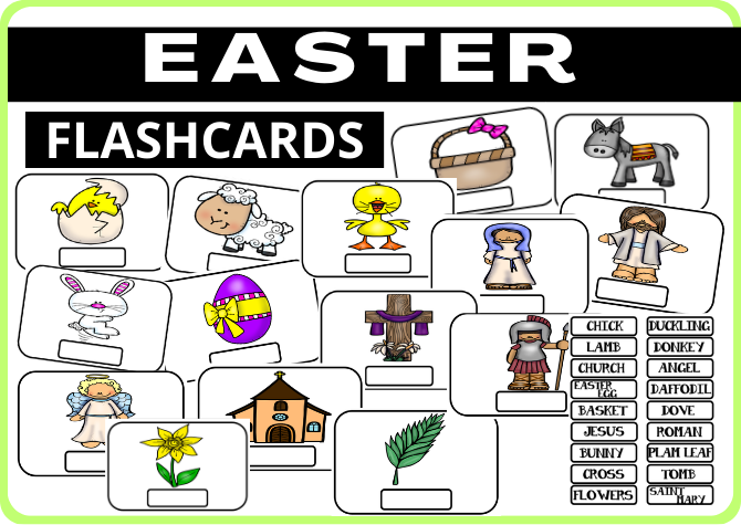 EASTER - FLASHCARDS