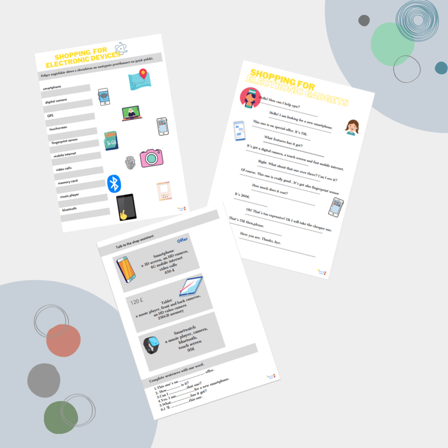 Shopping for electronic device.