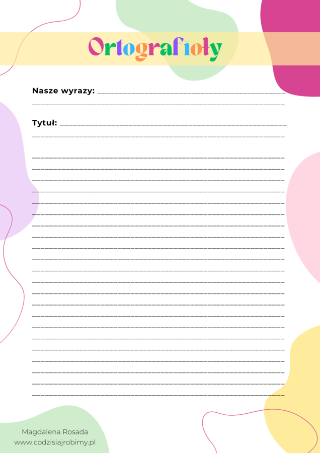 Gra ortograficzna: ó/u, rz/ż, ch/h, mała i duża litera