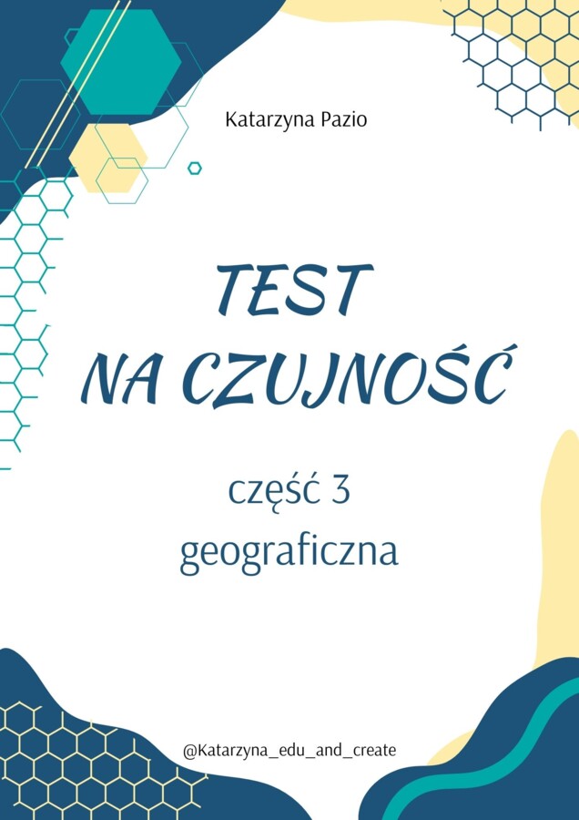 Test na czujność - część 3 geograficzna
