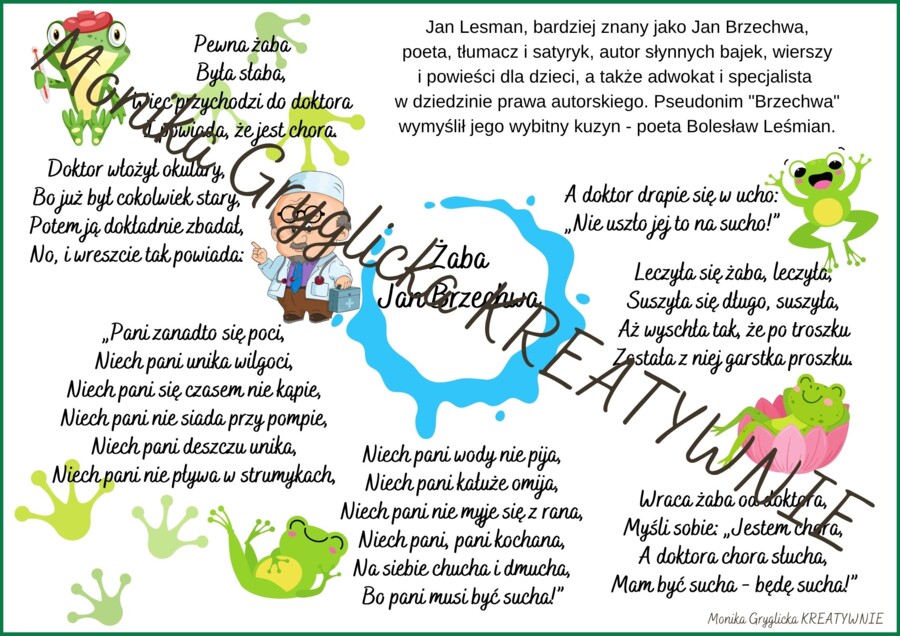 Żaba Jan Brzechwa