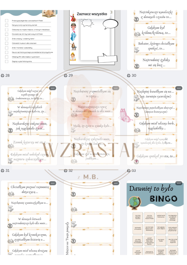 Zestaw 18 aktywności historia 4-5 sp